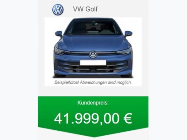 Volkswagen Golf Top Preise für Ihren Gebrauchten alle Hersteller und Modelle möglich